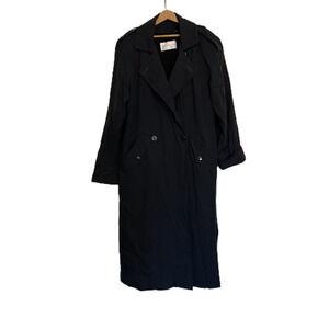 Jones New York Black 2 in 1 trench coat winter coat 12R